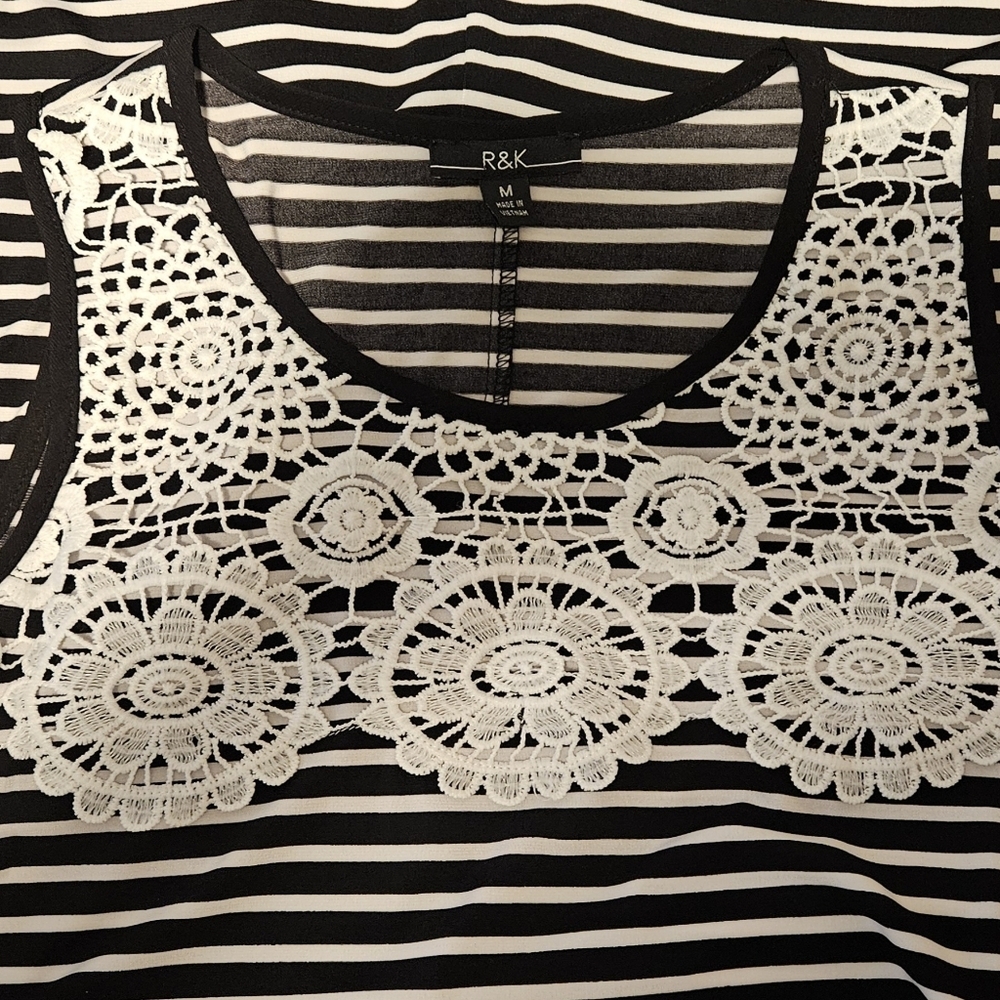Super cute sleeveless A-Line tank Dress size M - Picture 4 of 6